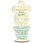 Thank You Nan Grandad Gift Grandparent Gift Birthday Home Plaque