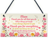 Special Mum Gift From Son Daughter Hanging Plaque Gift For Mum