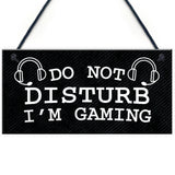 Gaming Do Not Disturb Sign Plaque Boys Bedroom Sign Gamer Gift