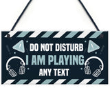 Funny DO NOT DISTURB Hanging Gaming Sign For Door Man Cave