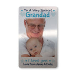 Personalised Metal Photo Gift For Grandad Novelty Birthday Gifts