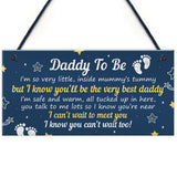 Daddy To Be Gifts From Bump Plaque Baby Shower Present To Dad