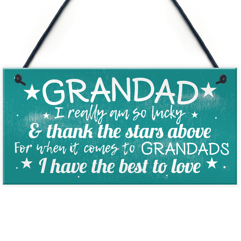 Gifts For Grandad Hanging Wall Plaque Gifts From Grandchildren