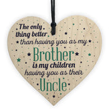 Best Uncle Gifts For Birthday Christmas Present Brother Plaque