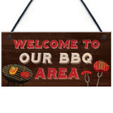 BBQ Home Decor Sign Novelty Barbecue Plaques For Garden