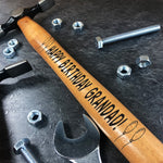 Engraved Hammer Birthday Gift For Grandad Novelty Gifts For Him