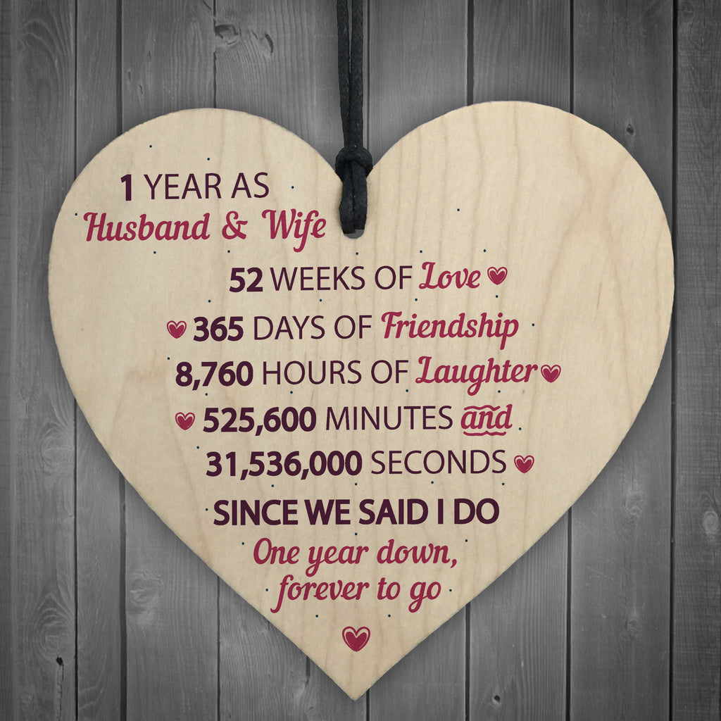 One Year Wedding Anniversary Gift, 1st Anniversary Newspaper Fun Facts,  Paper Anniversary Personalized Poster for Husband or Wife, 1 Year - Etsy