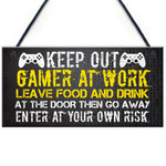 Novelty Gaming Sign Playstation Inspired Funny Christmas Gift