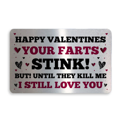 Funny Valentines Gift For Boyfriend Girfriend Husband Wife Card