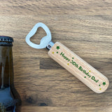 Unique Gift For Dad Birthday Personalised Wooden Bottle Opener