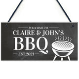 Personalised BBQ Garden Sign Novelty Home Decor Plaques Gifts