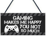 Novelty Gaming Sign Gift Funny Rude Christmas Gift For Brother