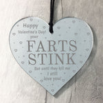 Funny Valentines Gift For Boyfriend or Husband Novelty Heart