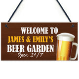 Man Cave Bar Pub Sign Personalised Beer Garden Plaque Alcohol