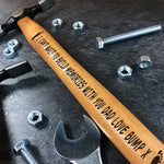 Daddy To Be Gifts Engraved Hammer Gift From Bump Newborn