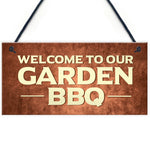 BBQ Barbecue Sign For Garden Novelty Garden Signs And Plaques