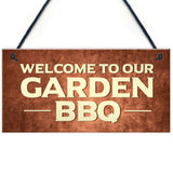 BBQ Barbecue Sign For Garden Novelty Garden Signs And Plaques