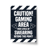 Funny Gaming Poster For Boys Bedroom Man Cave Wall Art