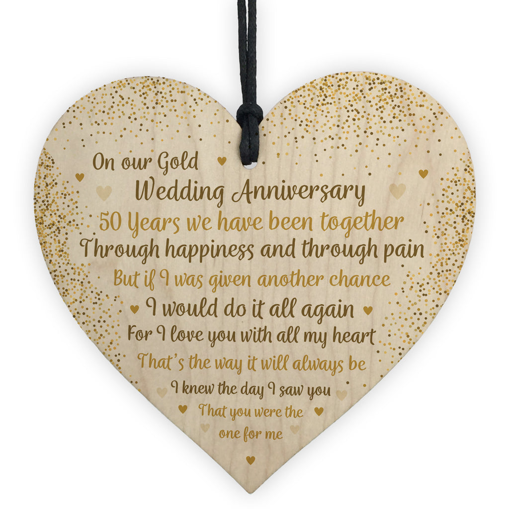 50th Anniversary Gifts | Golden Wedding Anniversary | 365Canvas