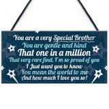 Birthday Christmas Brother Gifts From Sister Hanging Plaque