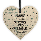 Fathers Day Gifts Dad Gifts Novelty Wooden Heart Daddy Gifts