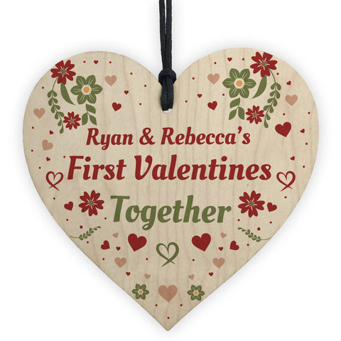 First Valentines Gift Personalised Heart Gift For Girl Boyfriend