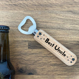 Best Uncle Wooden Bottle Opener Birthday Christmas Gift For Him