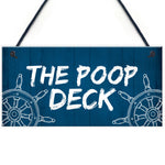 Funny Nautical Theme Sign For Bathroom Toilet Loo Beach Theme