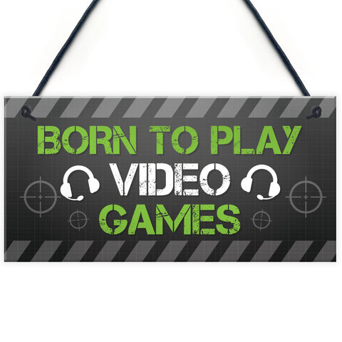Gaming Bedroom Gifts Novelty Gaming Sign For Brother Son Gifts