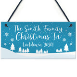 PERSONALISED Lockdown Family Christmas Sign Christmas Decor