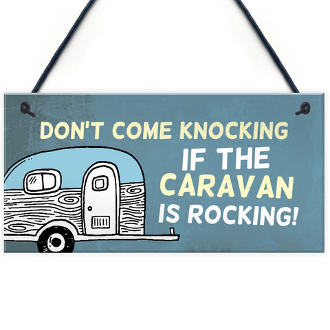 Funny Rude Caravan Sign Hanging Door Sign Caravan Accessories