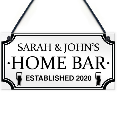 Personalised Bar Signs And Plaques Home Bar Sign Novelty Gifts