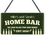 PERSONALISED Any Name Home Bar Signs And Plaque Novelty Gift