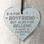 Funny Valentines Gift For Boyfriend Heart Rude Boyfriend Gift