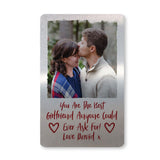 Personalised Photo Gift For Girlfriend Wallet Card Valentines