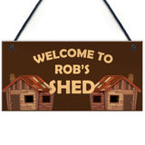 Personalised Garden Sign Shed Sign Gift For Men Garage Allotment