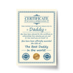 Personalised Gift For Daddy Card Fathers Day Gift For Him