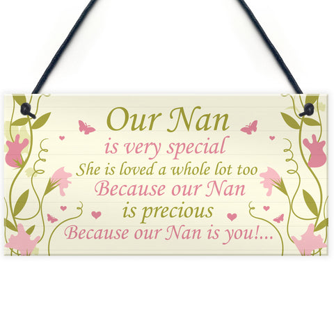 Special Nan Gift From Grandchildren Plaque Gift For Mum Nan