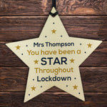 BEEN A STAR Personalised Teacher Assistant Thank You Gift Star