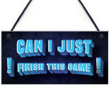 Neon Effect Gaming Sign Funny GAMER GIFT Bedroom Man Cave