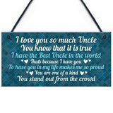 Best Uncle Plaque Gift For Birthday Christmas Gift For Brother