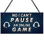 Funny Gamer Gift Gaming Sign For Boys Bedroom Man Cave Gift