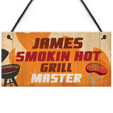 Personalised BBQ Barbecue Hanging Funny Garden Sign Gift For Him