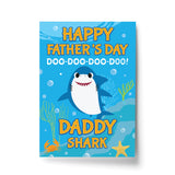 Baby Cartoon Shark Print Cute Fathers Day Gift For Dad