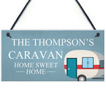 Hanging Sign For Caravan Personalised Home Decor Gift