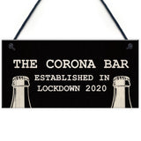 Funny Corona Bar Sign For Home Bar Garden Hanging Sign Alcohol