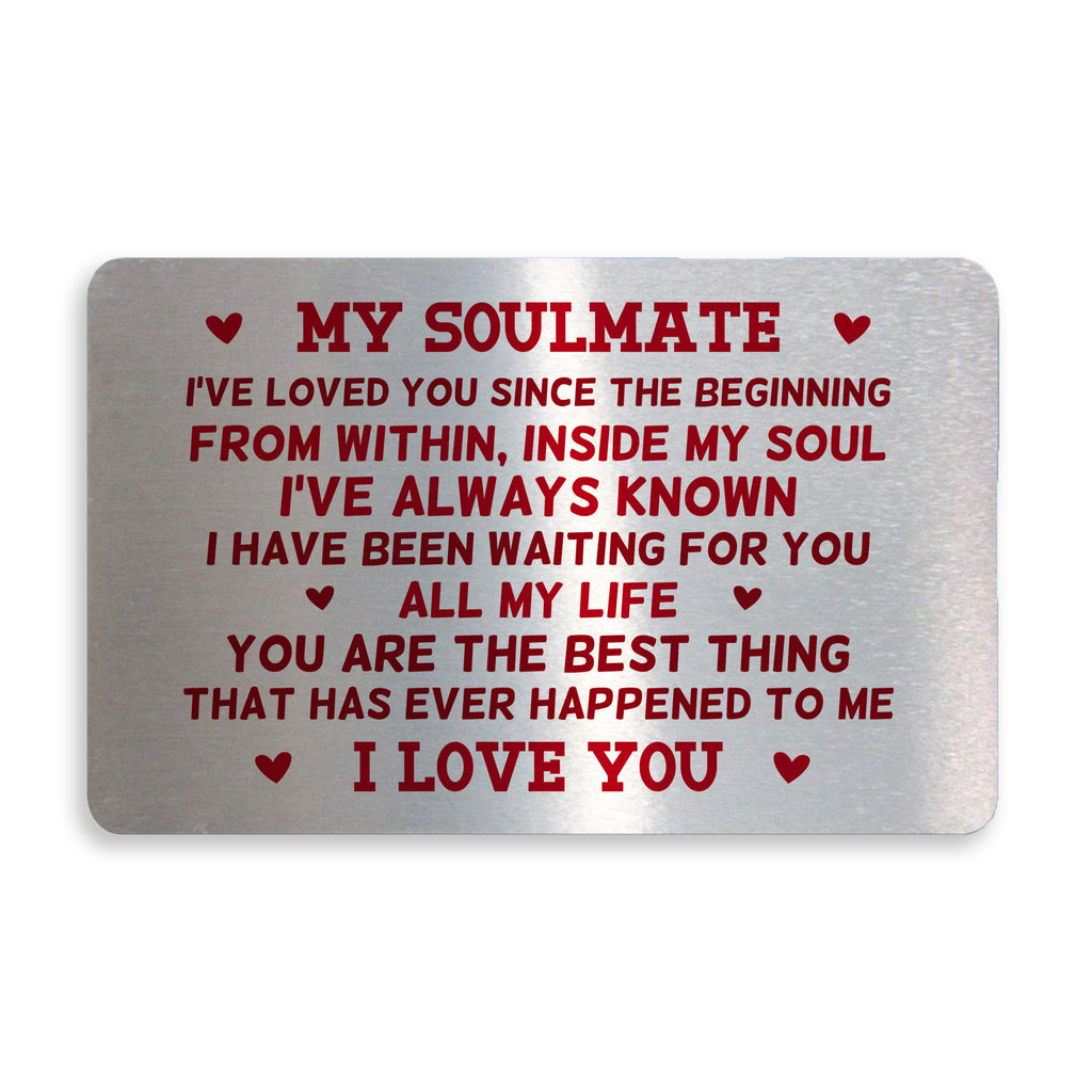 Soulmate Heart Necklace for Her, Gift for Soulmate – Venture On Designs