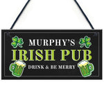 Personalised Irish Pub Sign Novelty Home Bar Man Cave Sign