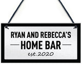 HOME BAR Sign PERSONALISED Man Cave Bar Sign Any Name Gift