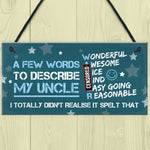 FUNNY Uncle Gifts Quirky Gift For Uncle Fathers Day Gift For Hi